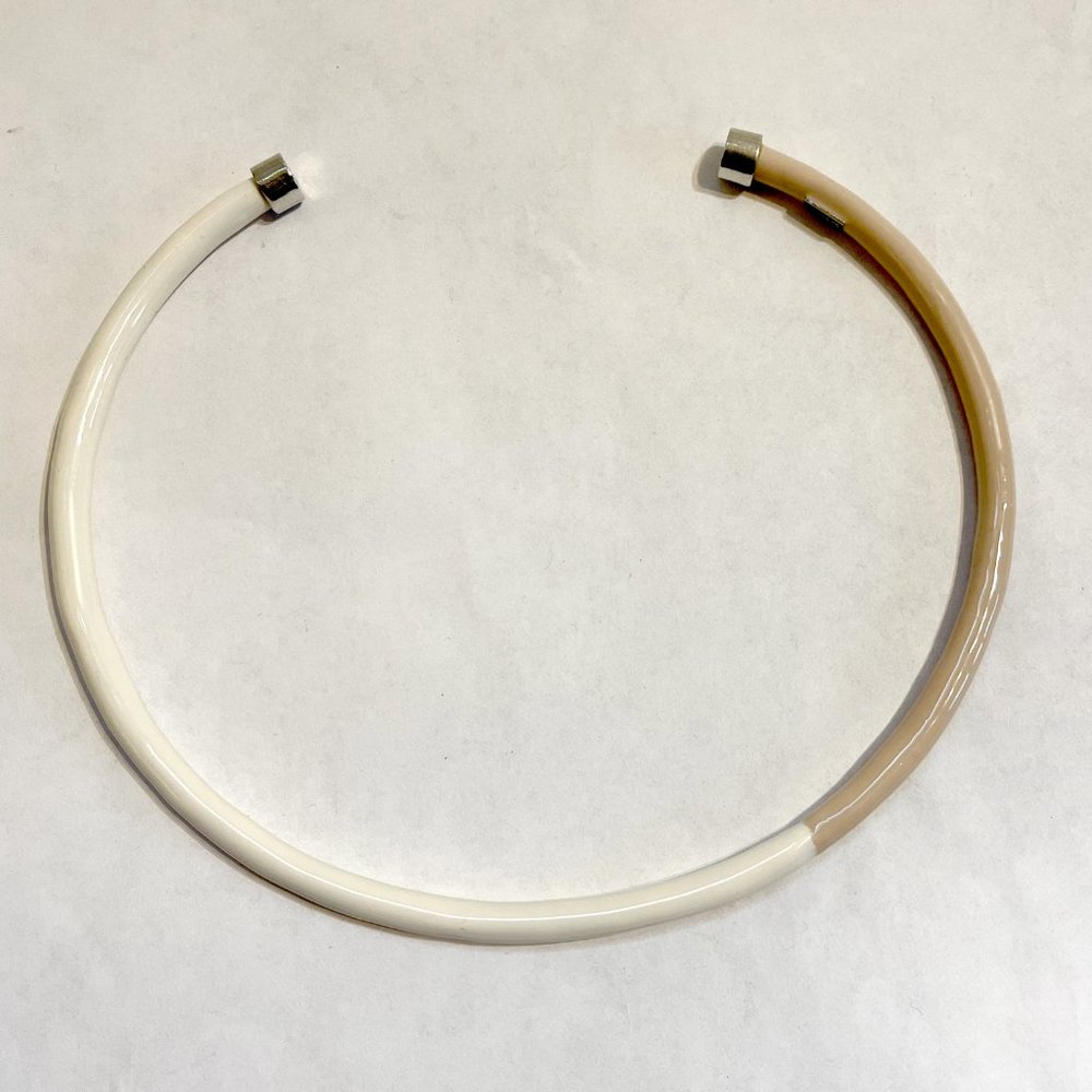 Orly Genger Jaclyn Mayer OGJM collaboration necklace ! white choker